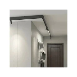 FARETTO LED 24W NERO MAGNETICO PER BINARIO MONOFASE 48V LUCE 4000K 3000K COB-24W