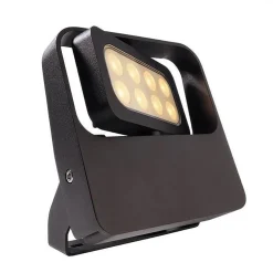 FARETTO LED 9W ORIENTABILE FARO IP65 ESTERNO PROIETTORE LUCE GIARDINO VETRINE 230V