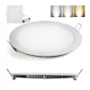 FARETTO LED 18W ULTRA SLIM QUADRATO INCASSO A MOLLA CON LED DRIVER 22.5CM