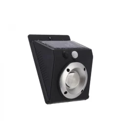 FARETTO LUCE LED COB PANNELLO SOLARE RICARICABILE SENSORE DI MOVIMENTO PIR