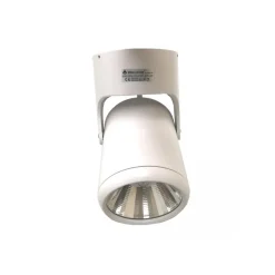 FARETTO ORIENTABILE TRACK SPOTLIGHT 15W BIANCO SUPPORTO MURO SOFFITTO LUCE 6000K 86135