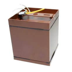 FARETTO PLAFONIERA SOFFITTO LED GU10 LAMPADA QUADRATA ESTERNO IMPERMEABILE CORTEN