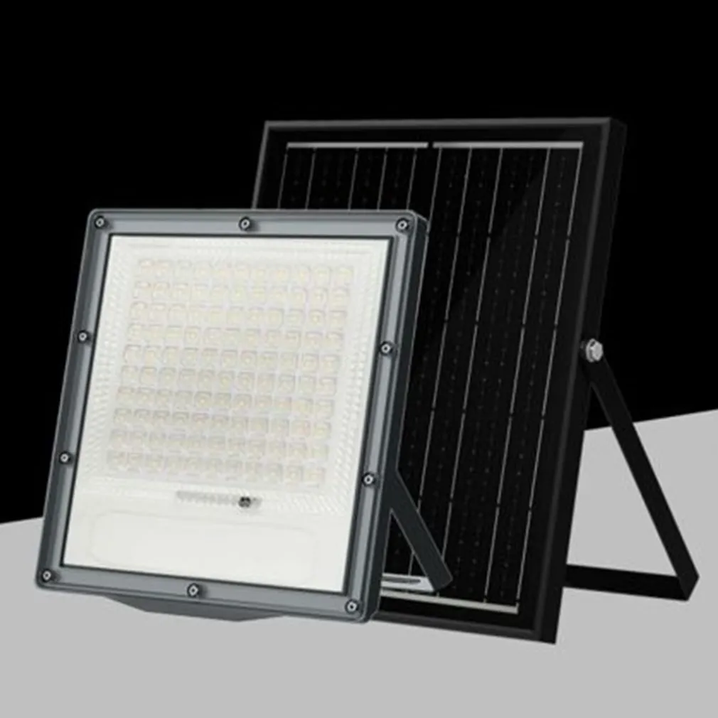 FARETTO PROIETTORE CON PANNELLO SOLARE LED IP66 100W LUCE SELEZIONABILE CCT SFL516-100W-3C