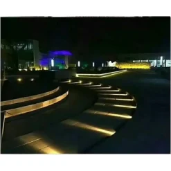 FARETTO SEGNAPASSI LED CALPESTABILE RADENTE 12V LUCE NATURALE IP65 3W MONOFASCIO