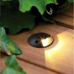 FARETTO SEGNAPASSI LED CALPESTABILE RADENTE 12V LUCE NATURALE IP65 3W MONOFASCIO