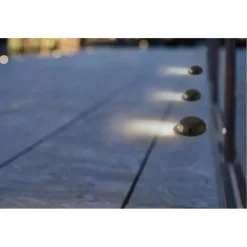 FARETTO SEGNAPASSI LED CALPESTABILE RADENTE 12V LUCE NATURALE IP65 3W MONOFASCIO