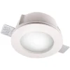 FARETTO SMART GESSO TONDO LED GU10 WIFI LUCE INCASSO RGB CCT ALEXA GOOGLE 125MM