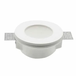 FARETTO SMART GESSO TONDO LED GU10 WIFI LUCE INCASSO RGB CCT ALEXA GOOGLE 125MM