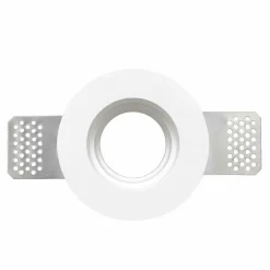 FARETTO SMART GESSO TONDO LED GU10 WIFI LUCE INCASSO RGB CCT ALEXA GOOGLE 125MM