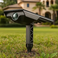 FARETTO SOLARE LED DA GIARDINO A PICCHETTO DA TERRA IP65 LUCE CALDA 3000K RGB SW1121