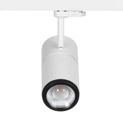 FARETTO TRACK LED COB 34 W BINARIO TRIFASE VETRINE NEGOZIO 230V LUCE 3000K 4000K