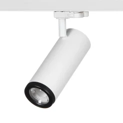 FARETTO TRACK LED COB 14 WATT BINARIO TRIFASE LUCE 3000K 4000K ORIENTABILE 230V