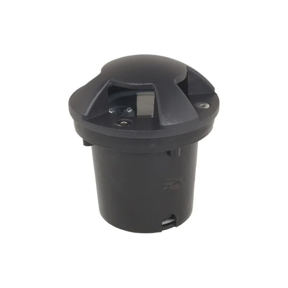 FARETTO 3W WATT 3 LED SEGNAPASSO TERRA TONDO INCASSO 9901 LUCE VERDE IP65