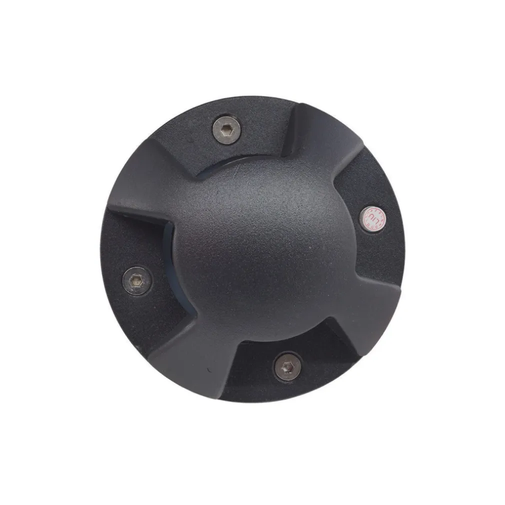 FARETTO 3W WATT 3 LED SEGNAPASSO TERRA TONDO INCASSO 9901 LUCE VERDE IP65