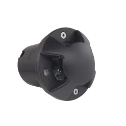 FARETTO 5W WATT LED SEGNAPASSO TERRA TONDO INCASSO GIARDINO IP65 LUCE VERDE