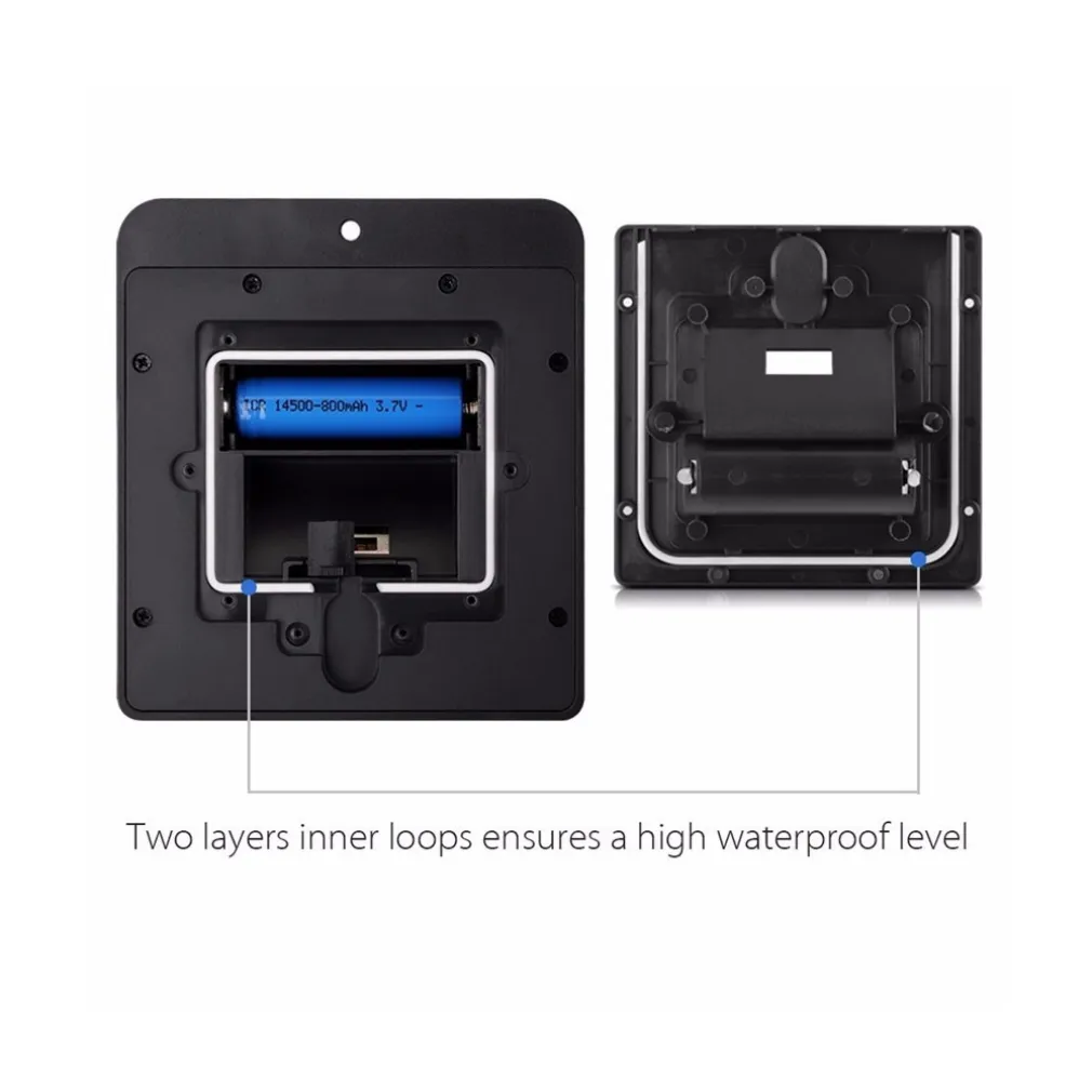FARO 8 LED CON PANNELLO SOLARE RICARICABILE E SENSORE DI MOVIMENTO PER ESTERNO