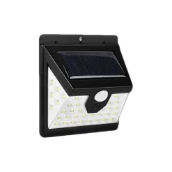FARO 40 LED CON PANNELLO SOLARE E SENSORE DI MOVIMENTO FARETTO CREPUSCOLARE
