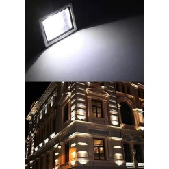 FARO 4 LED DA 200W PER INTERNO ED ESTERNO ILLUMINAZIONE INDUSTRIALE LUCE FREDDA