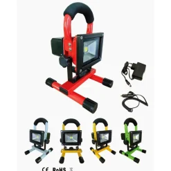 FARO 10 W WATT PROIETTORE LUCE LED PORTATILE RICARICABILE AUTO CASA FLOOD LIGHT