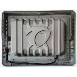 FARO 100 WATT CON PANNELLO SOLARE LUCE FORTE TELECOMANDO BATTERIA LUNGA DURATA