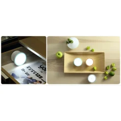 FARO A LED CON SENSORE DI MOVIMENTO SENZA FILI ILLUMINAZIONE 360° A LED