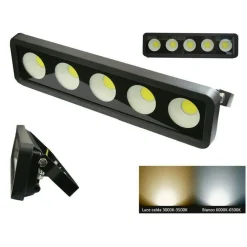 FARO A LED DA ESTERNO SLIM FARETTO SOTTILE IP65 50 WATT LED FLOOD CON STAFFA