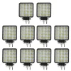 FARO A LED SUPPLEMENTARE PER AUTO BARCA CAMION SET DA 10PZ 48W LAMPADA 12-24V