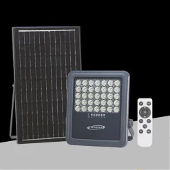 FARO A LED 150WATT CON PANNELLO SOLARE LUCE NATURALE 4000K TELECOMANDO TK09-150W
