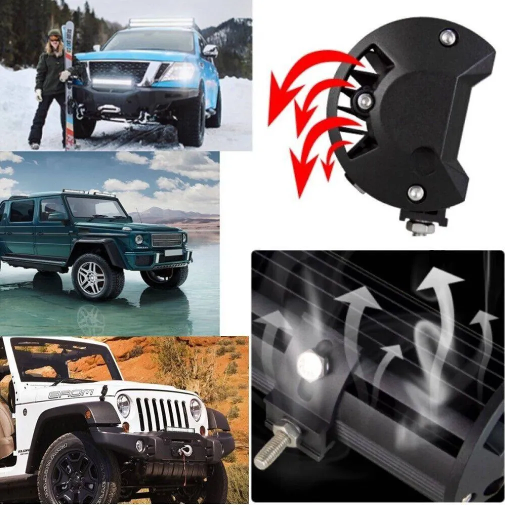 FARO BARRA SUPPLEMENTARE PROFONDITA' AUTO FUORISTRADA 12V 24V 156 LED 540W 6500K