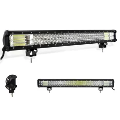 FARO BARRA SUPPLEMENTARE PROFONDITA AUTO FUORISTRADA 12V 24V 96 LED 288 W 6000K