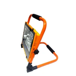 FARO DI EMERGENZA LAVORO A LED 100 W RICARICABILE PANNELLO SOLARE STAFFA AB-T27