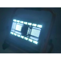 FARO DI EMERGENZA LAVORO A LED 100 W RICARICABILE PANNELLO SOLARE STAFFA AB-T27