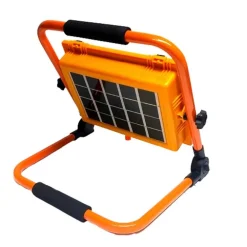 FARO DI EMERGENZA LAVORO A LED 100 W RICARICABILE PANNELLO SOLARE STAFFA AB-T27