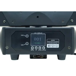 FARO DISCOTECA TESTA MOBILE 9 LED 360 GRADI RGBW MOVING HEAD LIGHT PROIETTORE