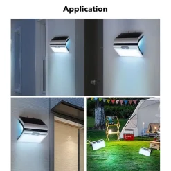 FARO ENERGIA SOLARE LED FARETTO ESTERNO 20W SENSORE MOVIMENTO LUCE AB-TA171