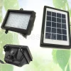 FARO FARETTO 30 LED ENERGIA SOLARE PANNELLO BATTERIA RICARICABILE IP65 3W 5V