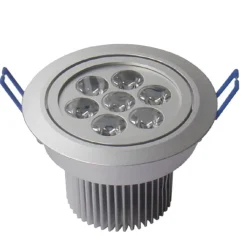 FARO FARETTO A LED 7W DA INCASSO A MOLLA CON ALETTE CALDA FREDDA DRIVER INCLUSO