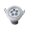 FARO FARETTO LED BASCULANTE DA INCASSO 5W A MOLLA CON ALETTE LUCE FREDDA CALDA