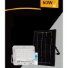 FARO FARETTO PANNELLO SOLARE 50 WATT LUCE FREDDA 6500K IP65 TELECOMANDO S12A-50W