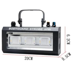 FARO FARETTO RGB PROIETTORE A LED MULTICOLORE STROBOSCOPICA SENSORE SONORO 60W