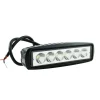 FARO LAMPADA SUPPLEMENTARE PROFONDITA' PER AUTO FUORISTRADA 12V 6 LED 18W IP68