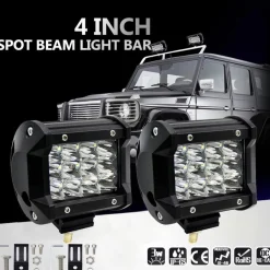 FARO LAMPADA SUPPLEMENTARE PROFONDITA AUTO FUORISTRADA 12V 6 LED 18W 6000K IP68