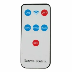 FARO LAMPIONE STRADALE PANNELLO SOLARE FOTOVOLTAICO SENSORE 6 LED COB CON TELECOMANDO