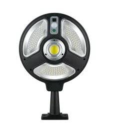 FARO LAMPIONE STRADALE SOLARE CON SENSORE DI MOVIMENTO TELECOMANDO 120 LED 1288B