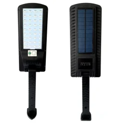 FARO LAMPIONE STRADALE SOLARE FOTOVOLTAICO SENSORE DI MOVIMENTO 120W T-9329