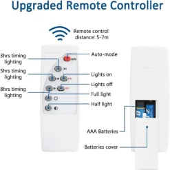FARO LED CON PANNELLO SOLARE KIT STAFFA INCLUSO 100W A ENERGIA SOLARE SO-100W-LF