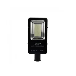 FARO LED LAMPIONE 200W CON PANNELLO ENERGIA SOLARE KIT STAFFA INCLUSO SO-200W-LF
