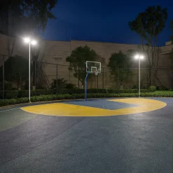 FARO LED MODULARE 100 WATT NERO PROIETTORE DA ESTERNO LUCE FREDDA 6000K IP65 EL-100W-F