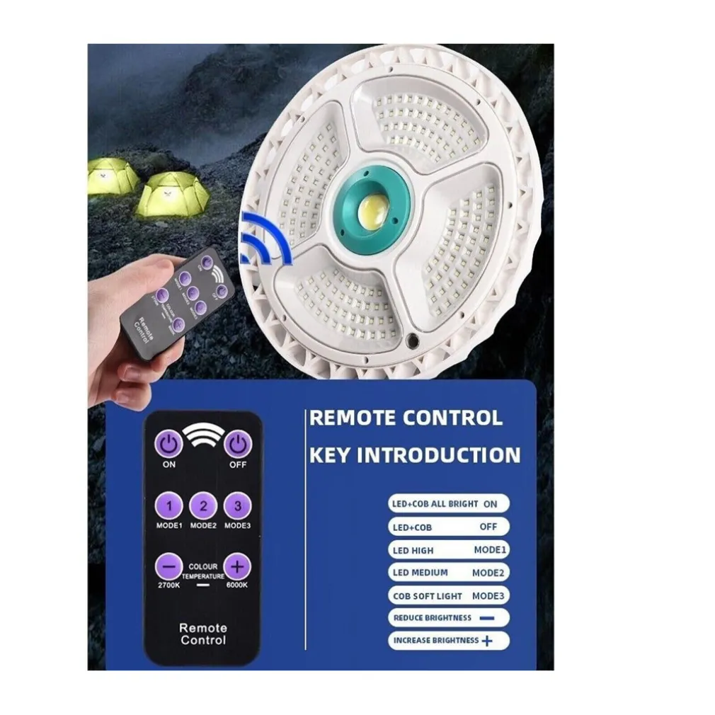 FARO LED PANNELLO SOLARE PLAFONIERA LAMPADA 200W A SOSPENSIONE 156LED LAMPADARIO