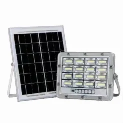 FARO LED PANNELLO SOLARE 50 W LUCE FREDDA TELECOMANDO INDICATORE CARICA TK08-50W